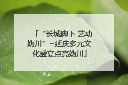 “长城脚下 艺动妫川”~延庆多元文化盛宴点亮妫川