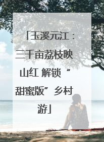 玉溪元江：三千亩荔枝映山红 解锁“甜蜜版”乡村游