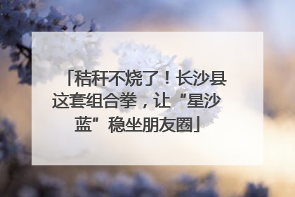 秸秆不烧了！长沙县这套组合拳，让“星沙蓝”稳坐朋友圈