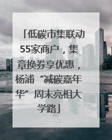 低碳市集联动55家商户，集章换券享优惠，杨浦“减碳嘉年华”周末亮相大学路