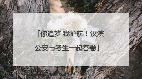 你追梦 我护航！汉滨公安与考生一起答卷