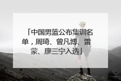 中国男篮公布集训名单，周琦、曾凡博、雷蒙、廖三宁入选