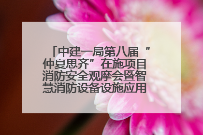 中建一局第八届“仲夏思齐”在施项目消防安全观摩会暨智慧消防设备设施应用交流会成功举办