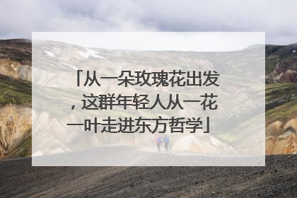 从一朵玫瑰花出发，这群年轻人从一花一叶走进东方哲学