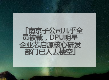 南京子公司几乎全员被裁，DPU明星企业芯启源核心研发部门已人去楼空