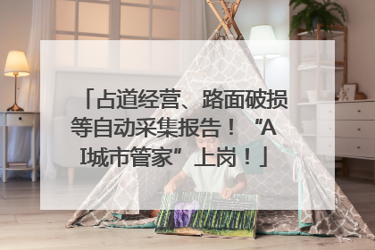 占道经营、路面破损等自动采集报告！“AI城市管家”上岗！