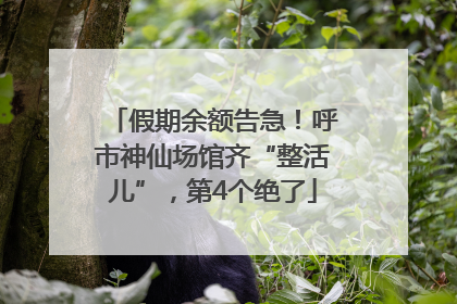 假期余额告急！呼市神仙场馆齐“整活儿”，第4个绝了