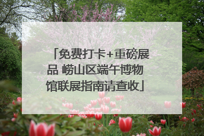 免费打卡+重磅展品 崂山区端午博物馆联展指南请查收
