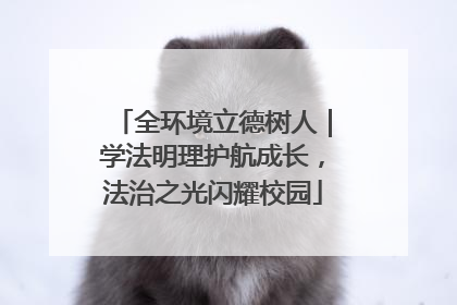 全环境立德树人｜学法明理护航成长，法治之光闪耀校园