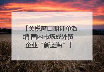 关税窗口期订单激增 国内市场成外贸企业“新蓝海”