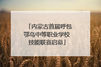 内蒙古首届呼包鄂乌中等职业学校技能联赛启幕