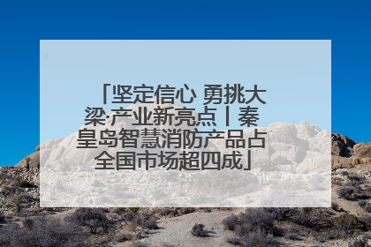 坚定信心 勇挑大梁·产业新亮点丨秦皇岛智慧消防产品占全国市场超四成