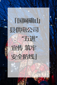 国网确山县供电公司：“五进”宣传 筑牢安全防线