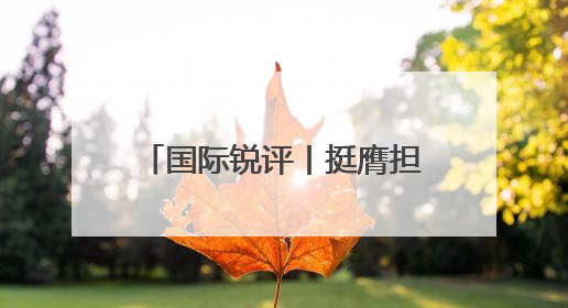 国际锐评丨挺膺担当，中俄并肩对世界负起“特殊责任”