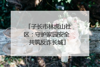 子长市林虎山社区：守护家园安全 共筑反诈长城