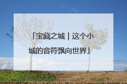 宝藏之城｜这个小城的音符飘向世界