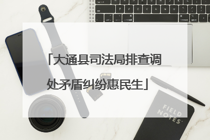 大通县司法局排查调处矛盾纠纷惠民生
