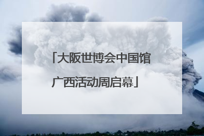 大阪世博会中国馆广西活动周启幕