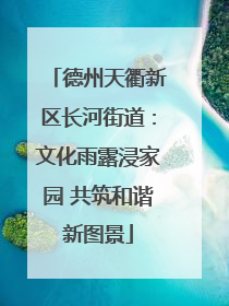 德州天衢新区长河街道：文化雨露浸家园 共筑和谐新图景