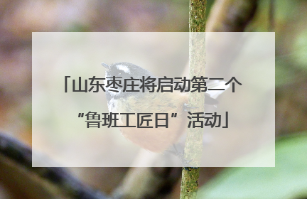 山东枣庄将启动第二个“鲁班工匠日”活动