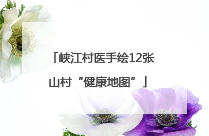 峡江村医手绘12张山村“健康地图”