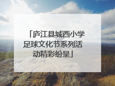 庐江县城西小学足球文化节系列活动精彩纷呈