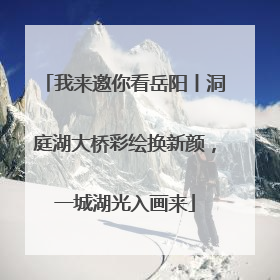 我来邀你看岳阳丨洞庭湖大桥彩绘换新颜，一城湖光入画来