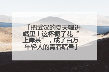 把武汉的夏天喝进嘴里！这杯栀子花“上岸茶”，成了百万年轻人的青春暗号