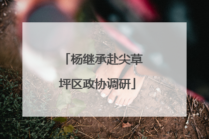 杨继承赴尖草坪区政协调研