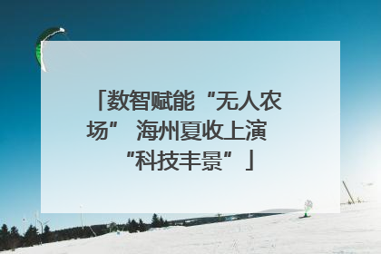 数智赋能“无人农场” 海州夏收上演“科技丰景”