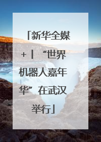 新华全媒+丨“世界机器人嘉年华”在武汉举行