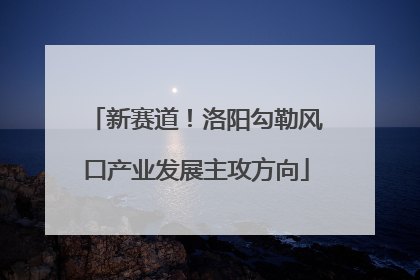 新赛道！洛阳勾勒风口产业发展主攻方向