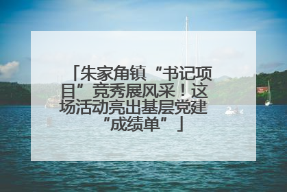 朱家角镇“书记项目”竞秀展风采！这场活动亮出基层党建“成绩单”