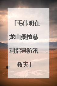 毛伟明在龙山桑植慈利指导防汛救灾