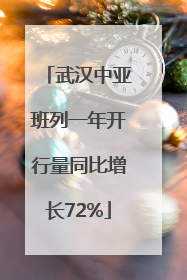 武汉中亚班列一年开行量同比增长72%