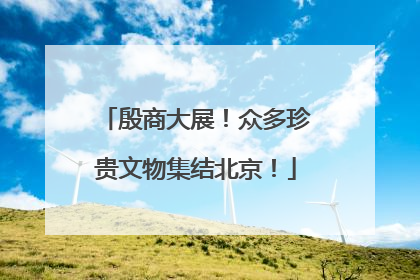 殷商大展！众多珍贵文物集结北京！