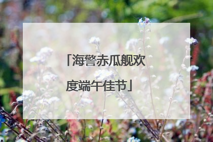 海警赤瓜舰欢度端午佳节