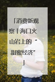 消费新观察丨海口火山岩上的“甜蜜经济”