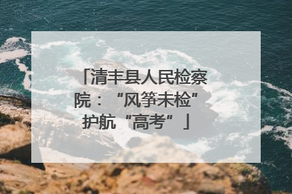 清丰县人民检察院：“风筝未检”护航“高考”