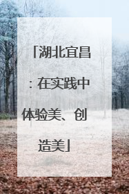 湖北宜昌：在实践中体验美、创造美