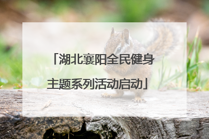 湖北襄阳全民健身主题系列活动启动