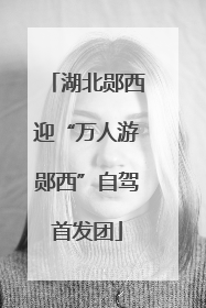湖北郧西迎“万人游郧西”自驾首发团