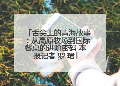 舌尖上的青海故事：从高原牧场到国际餐桌的进阶密码 本报记者 罗 珺