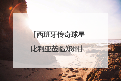 西班牙传奇球星 比利亚莅临郑州