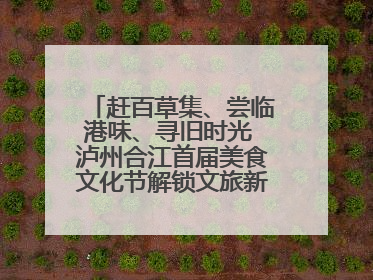 赶百草集、尝临港味、寻旧时光 泸州合江首届美食文化节解锁文旅新体验丨网络中国节·端午