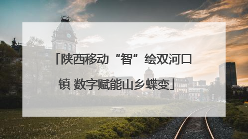 陕西移动“智”绘双河口镇 数字赋能山乡蝶变