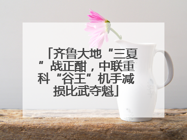 齐鲁大地“三夏”战正酣，中联重科“谷王”机手减损比武夺魁