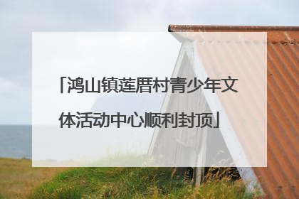 鸿山镇莲厝村青少年文体活动中心顺利封顶