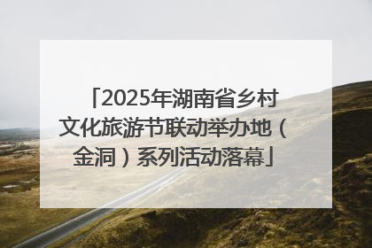 2025年湖南省乡村文化旅游节联动举办地（金洞）系列活动落幕
